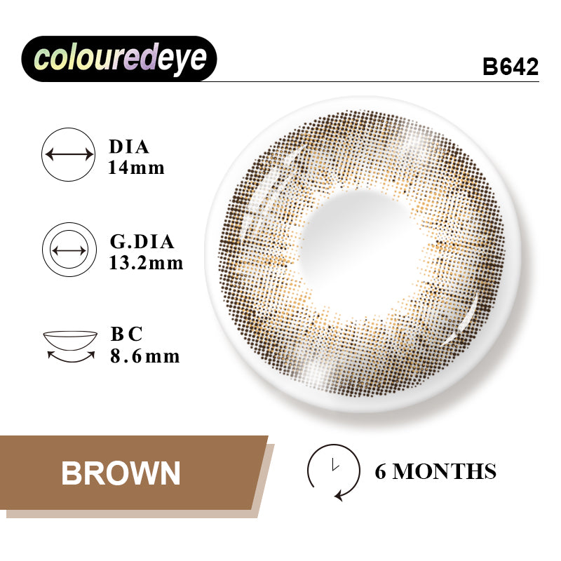 Contact Lenses Latte Ember