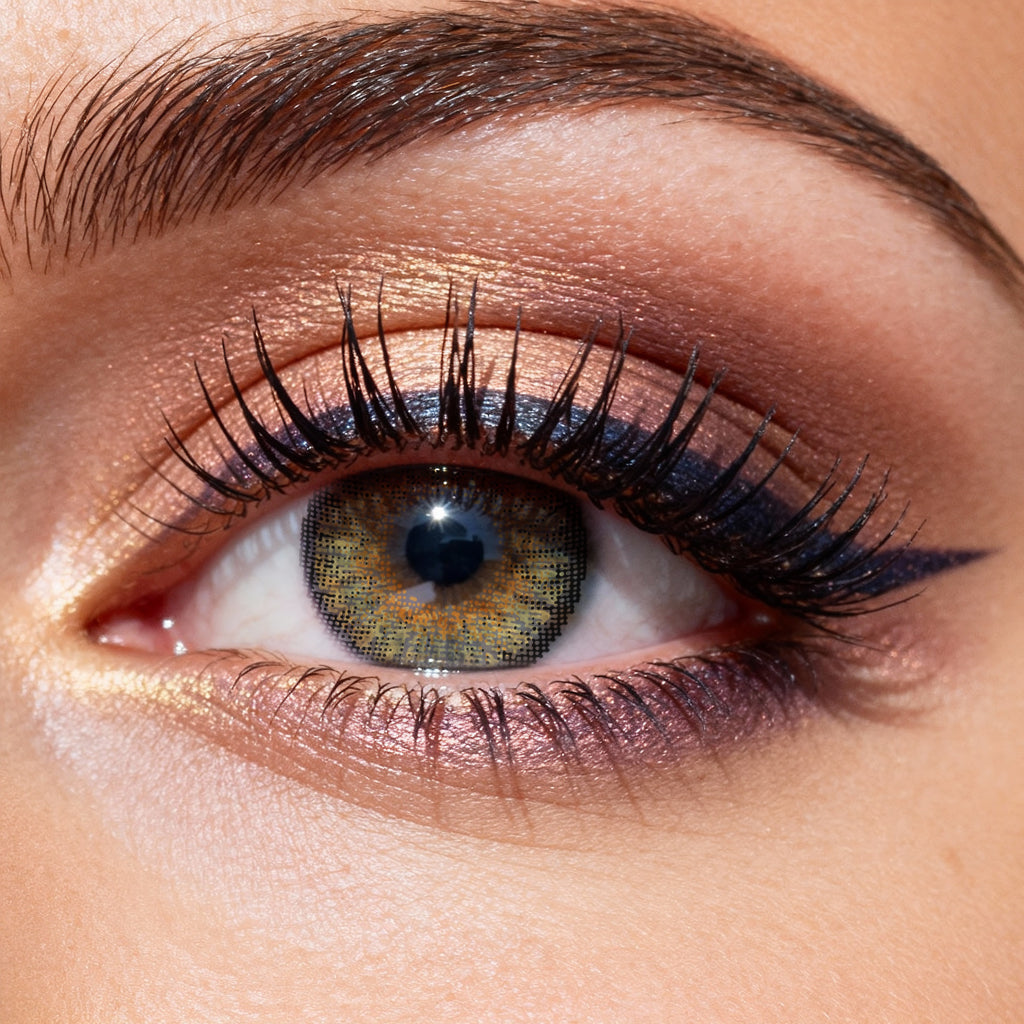 Contact Lenses Amber Brown