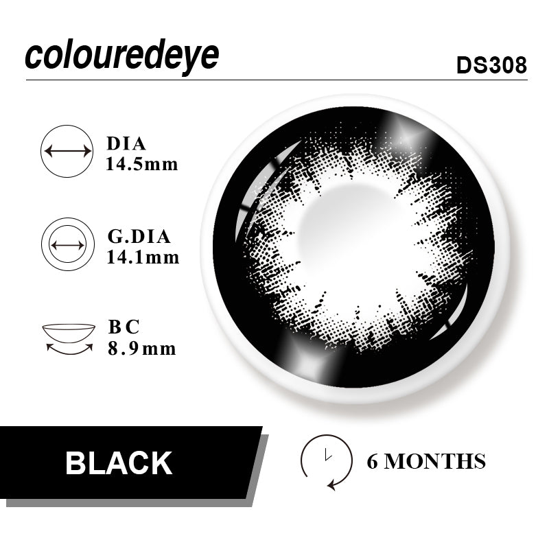 Colouredeye Nocturne Black