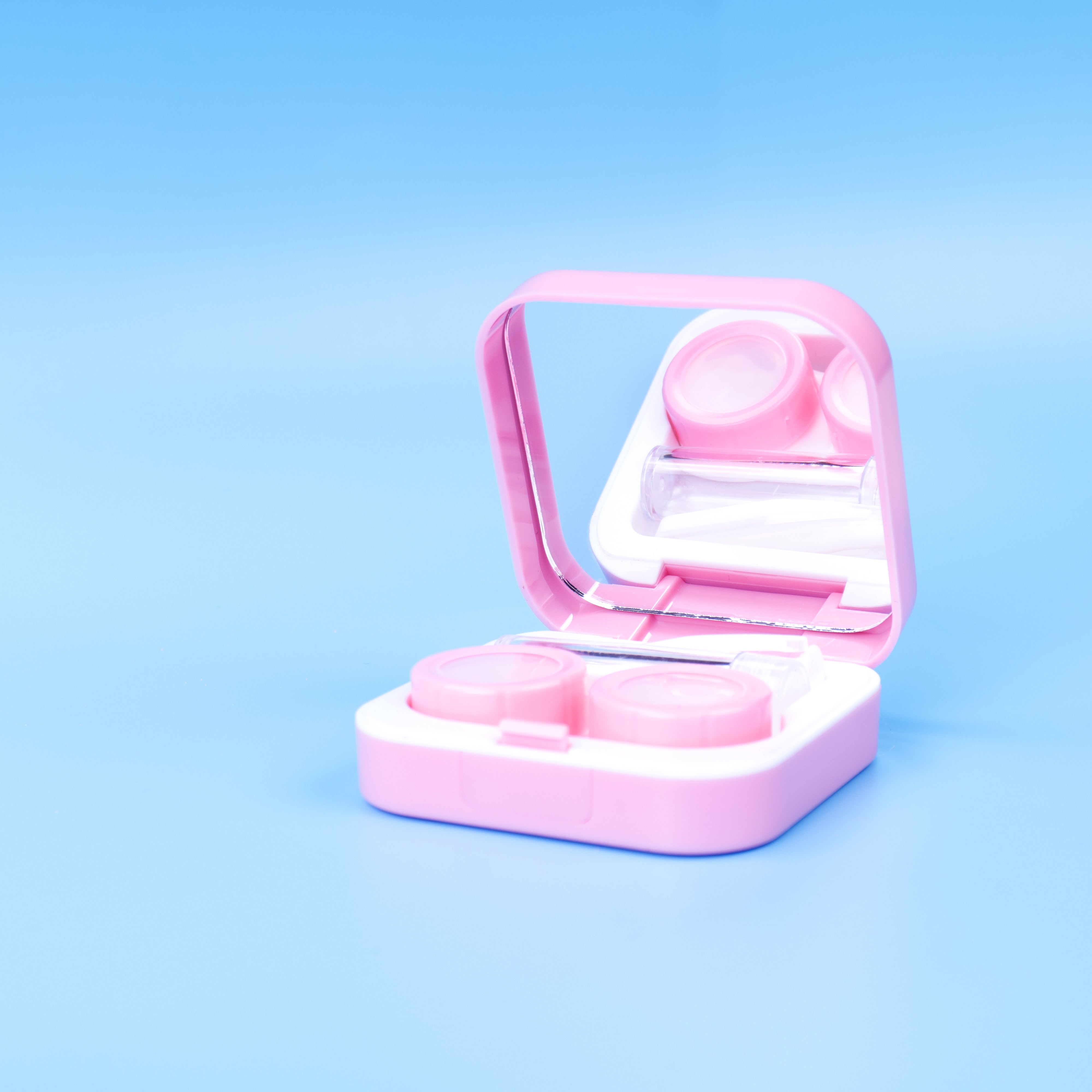 Pink Contact Lens Care