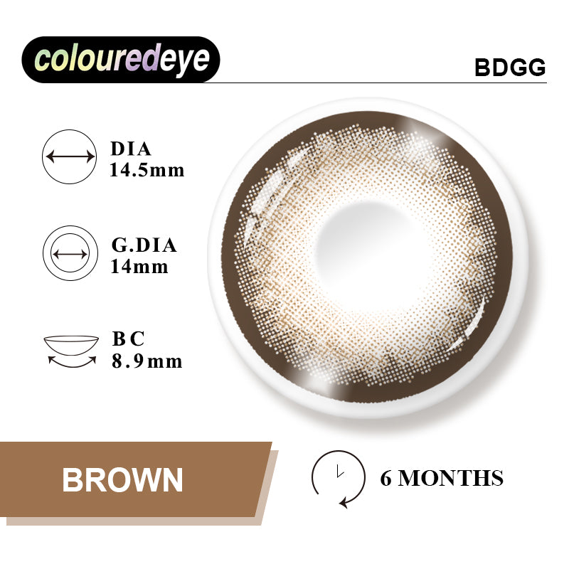 Contact Lenses Cocoa Mirage