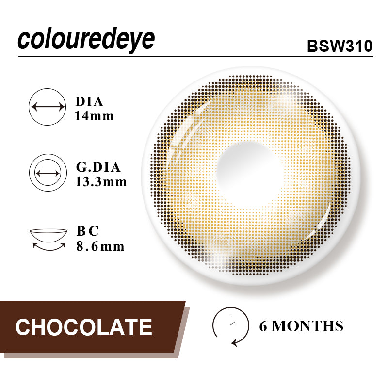 Contact Lenses Toffee Glow